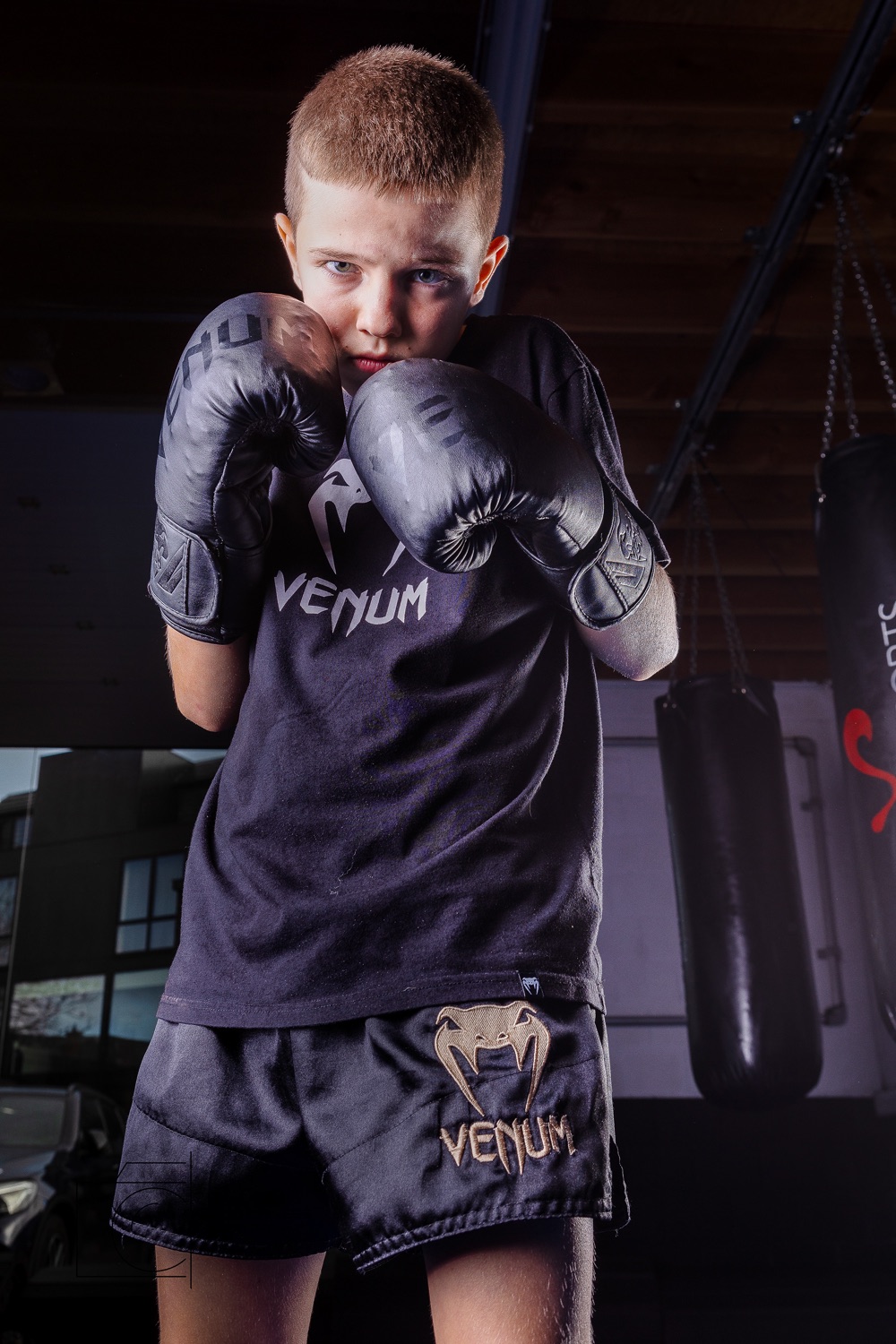 Jonge bokser bij Healthfactor Boxing Club